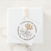 サンキューハニージャーラベル花と蜂クラフト フェイバータグ (インサイチュ)