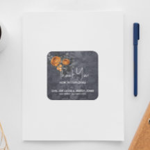 サンキューハロウィン結婚のオレンジバラ