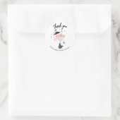 サンキューハロウィーンカクテルブライダルシャワークラシック ラウンドシール (バッグ)