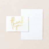 サンキューハンドレモダンタータイプ金箔箔 箔カード (ディスプレー)