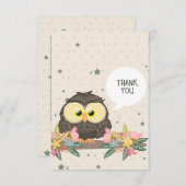 サンキューハートオウル サンキューカード (正面/裏面)