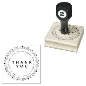 サンキューハートサーキュラルブティックビジネス ラバースタンプ (押印)