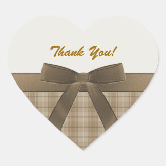 サンキューハート型ステッカー ハートシール