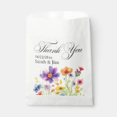 サンキューハート結婚式の引き出物バッグ フェイバーバッグ (正面)