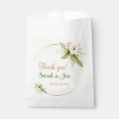 サンキューハート結婚式の引き出物バッグ フェイバーバッグ (正面)