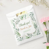 サンキューハート結婚式の引き出物バッグ フェイバーバッグ (封をした状態)