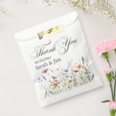 サンキューハート結婚式の引き出物バッグ フェイバーバッグ (封をした状態)