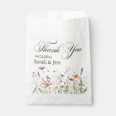 サンキューハート結婚式の引き出物バッグ フェイバーバッグ (正面)