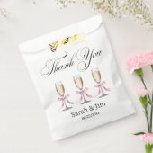 サンキューハート結婚式の引き出物バッグ フェイバーバッグ (封をした状態)