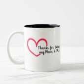 サンキューハート | ツートーンマグカップ (左)