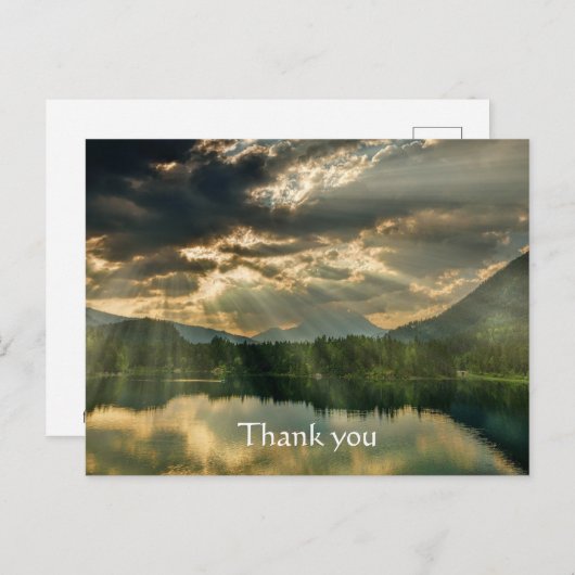 サンキューバイブル聖なる書物、 経典サンライズブレイクレイク ポストカード (正面/裏面)