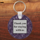 サンキューバケーションハウスレンタルゲスト鍵 キーホルダー (正面)