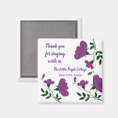 サンキューバケーションレンタルゲスト感謝 マグネット (正面/裏面)