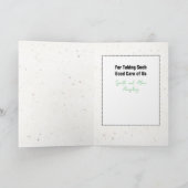 サンキューバケーション感謝おもしろい漫画 カード (内部)