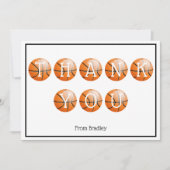 サンキューバスケッカスタムトルパーソナライズされた (正面)