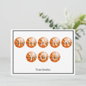 サンキューバスケッカスタムトルパーソナライズされた (スタンド正面)