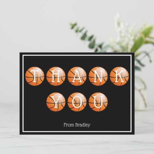 サンキューバスケッカスタムトルパーソナライズされた (スタンド正面)