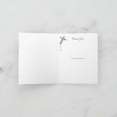 サンキューバプティスピンククロスガールレース サンキューカード (内部)