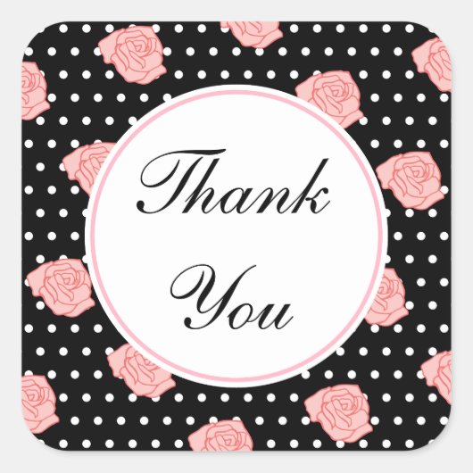 サンキューバラシール スクエアシール (正面)