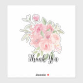 サンキューバラデザインシール シール (シート)