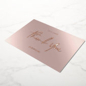 サンキューバラ金ゴールド 箔シーズンカード (回転した状態)