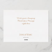 サンキューバラ金ゴールド 箔シーズンカード (裏面)