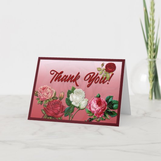 サンキューバラ カード (正面)