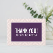 サンキューバルミツワーモダンエッジ茄子赤面 サンキューカード (スタンド正面)