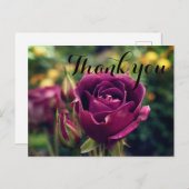 サンキューバーガンディアイスバーグバラ#1はがき ポストカード (正面/裏面)