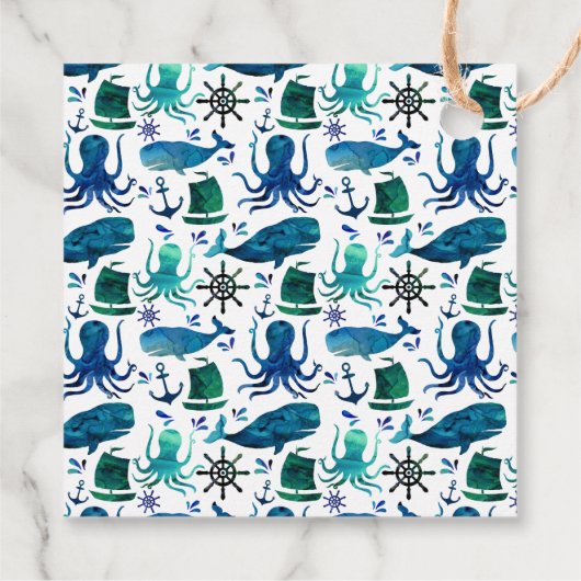 サンキューバースデーパーティーマリンクジラ航海の フェイバータグ (裏面)