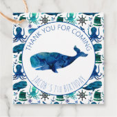 サンキューバースデーパーティーマリンクジラ航海の フェイバータグ (正面)