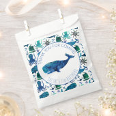 サンキューバースデーパーティーマリンクジラ航海の フェイバーバッグ (クリップ留めされた状態)