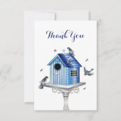 サンキューバードハビクトリアンウスSongbirds サンキューカード (正面)