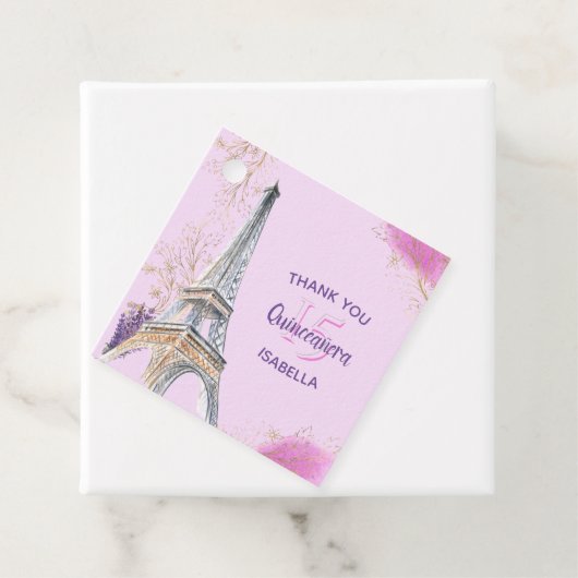 サンキューパリエッフェルタワーピンクキンセアニェラ フェイバータグ (インサイチュ)