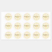 サンキューパーソナライズされたさくらんぼブロッサム ラベル (シート)