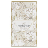 サンキューパーソナライズされたスモール紙バッグ スモールペーパーバッグ (正面)