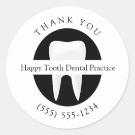 サンキューパーソナライズされたデンタル歯科矯正医 ラウンドシール