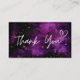 サンキューパープルナイトスカイコズミック銀河系スパーク 名刺