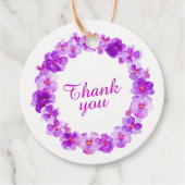 サンキューパープルパンシーリースアート フェイバータグ (正面)