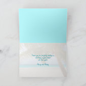 サンキューパームツリーパスター感謝カード カード (内部)