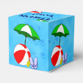 サンキュービーチボールプール傘パーティー特典ボックス フェイバーボックス (裏面サイド)