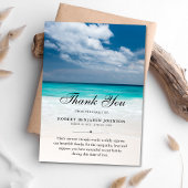 サンキュービーチ海葬儀フォト悔やみや弔慰 サンキューカード