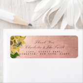 サンキュービーヒマワリ差出人住所ラベル ラベル (インサイチュ)