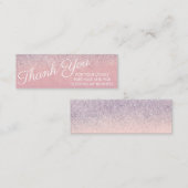 サンキューピフェイクンクとパープルスパークリーグリッター スキニー名刺 (正面/裏面)