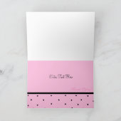 サンキューピンクストライプ サンキューカード (内部)