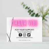 サンキューピンクネオントレンディーカスタムメディア挿入 (スタンド正面)