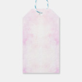 サンキューピンクフローラプリンセスドレス ギフトタグ (裏面)