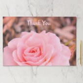 サンキューピンクローズ紙ランチョンマット ペーパーパッド (インサイチュ)