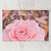サンキューピンクローズ紙ランチョンマット ペーパーパッド (正面)