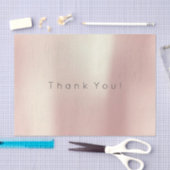 サンキューピンクローズ金ゴールド赤面メタリックパウダー 薄葉紙 (クラフト)